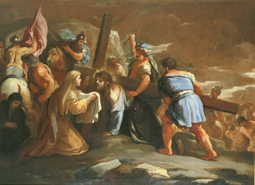 Die Kreuztragung Christi. a Luca Giordano