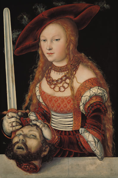 Judith with the Head of Holofernes a Lucas Cranach il Vecchio