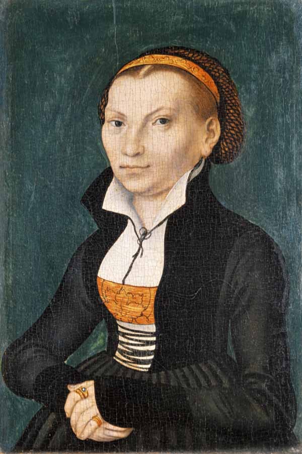 Katharina von Bora, future wife of Martin Luther a Lucas Cranach il Vecchio