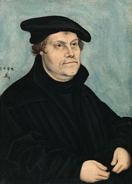 Martin Luther (1483-1546) at the Age of 50 a Lucas Cranach il Vecchio