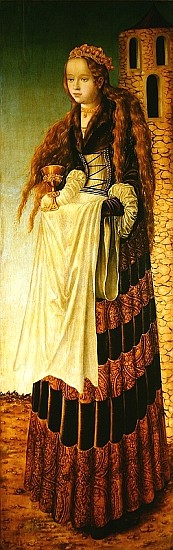 St. Barbara a Lucas Cranach il Vecchio