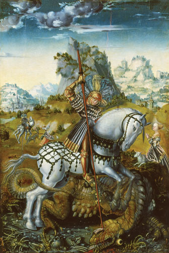 St. George a Lucas Cranach il Vecchio