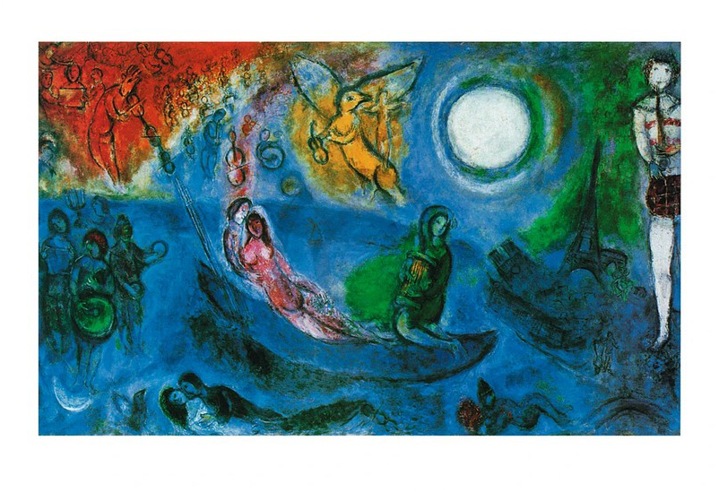 Titolo dell\'immagine : Marc Chagall - Il concerto, 1957 - Chagall