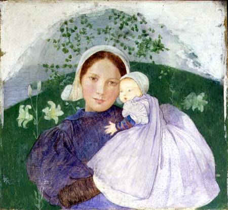 Mother and Child a Marianne Stokes