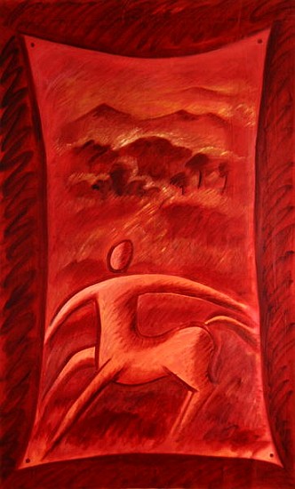 Centaure, 1995 (oil on canvas)  a Marie  Hugo