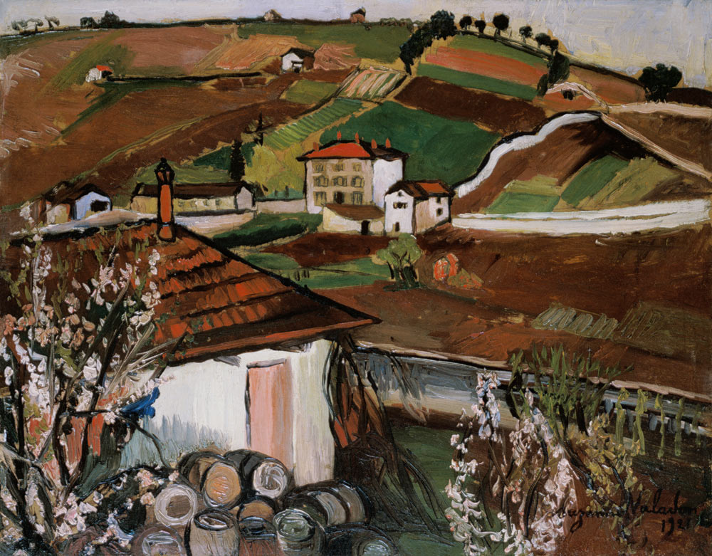 Houses in the Champagne a Marie Clementine (Suzanne) Valadon