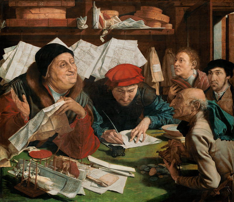 Tax Collector a Marinus Claeszon van Reymerswaele