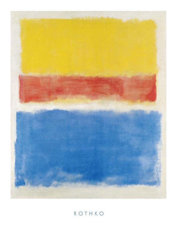 Titolo dell\'immagine : Mark Rothko - Untitled (Yellow-Red and Blue)