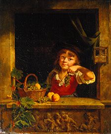 Have young with grapes a Martin Drölling