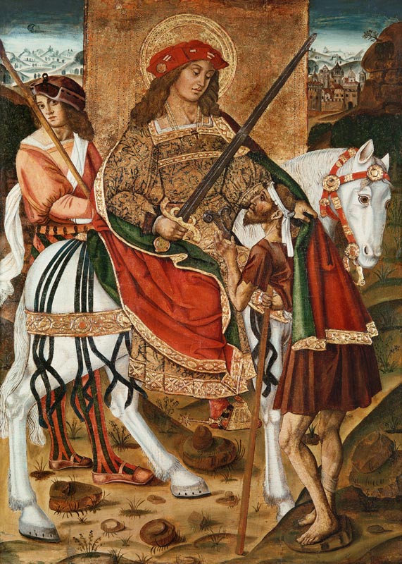 Der heilige Martin und der Bettler. a Martin de Soria