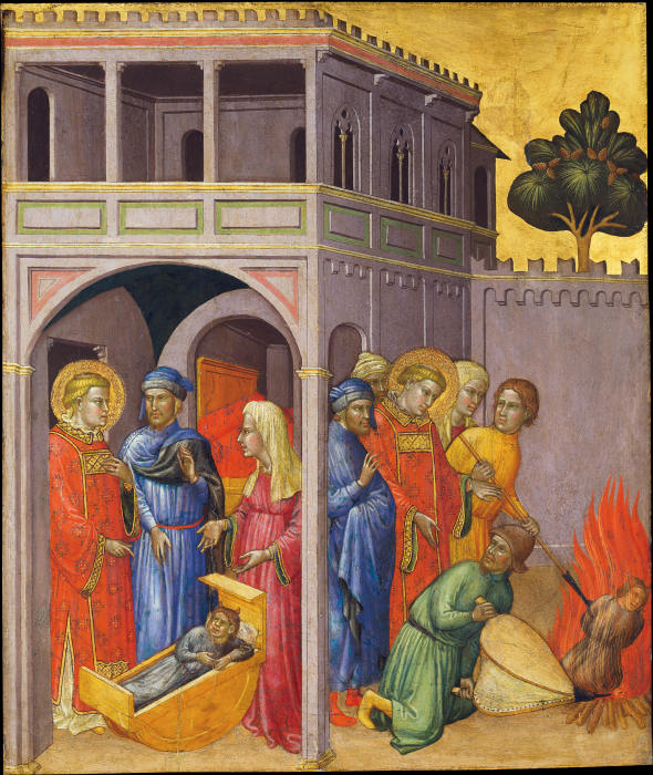 Return of the Saint and Burning of the Changeling a Martino di Bartolomeo