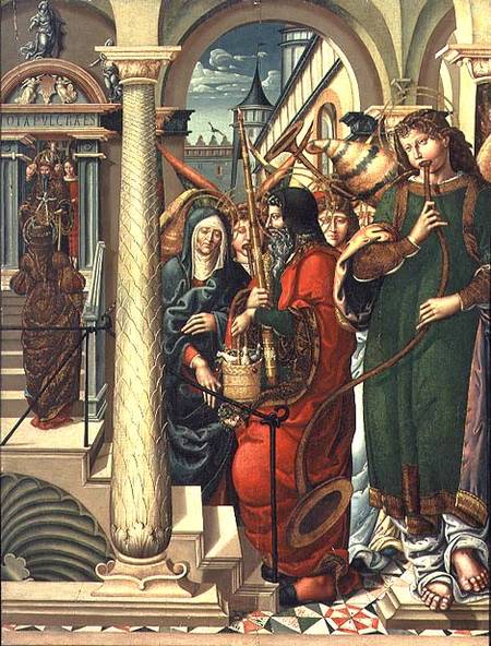 The Presentation of the Virgin in the Temple a Maestro di Sigena