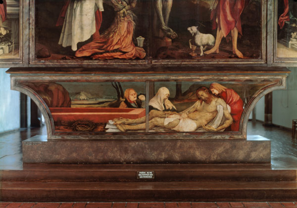 Isenheim Altar, Predella a Mathias (Mathis Gothart) Grünewald