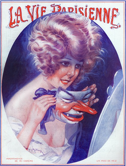 Cover of La Vie Parisienne, 18th March a Maurice Milliere