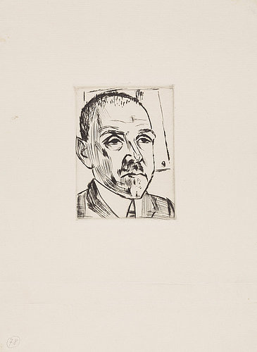 Bildnis Herr Loeb. 1922 (H 211 A.) a Max Beckmann