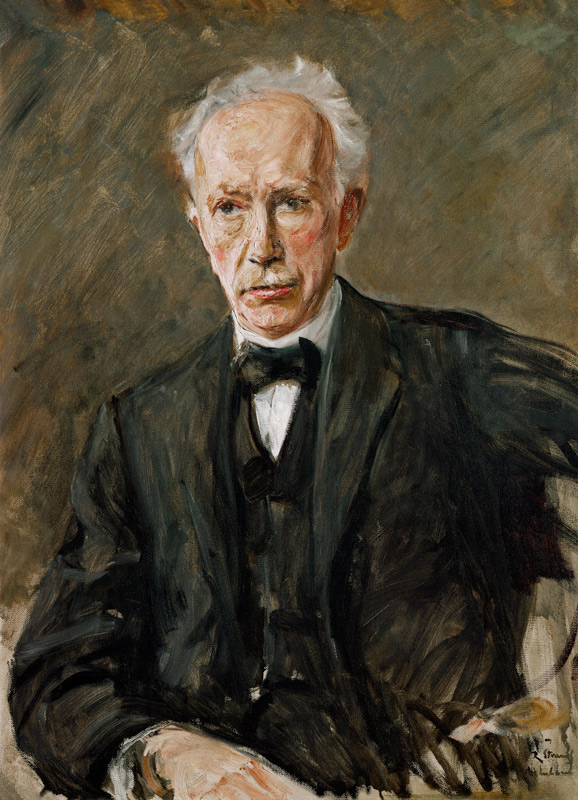 portrait of the composer Richard Strauss a Max Liebermann