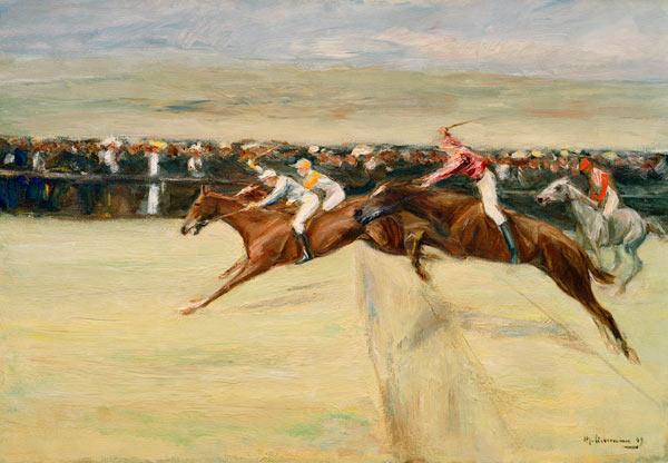 Le corse di cavalli nelle Cascine - 1ª versione