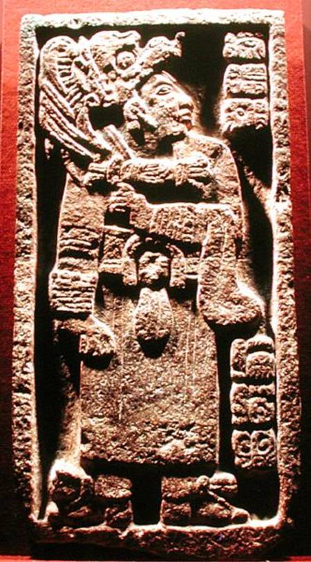 Stone found at Oxkintok a Mayan