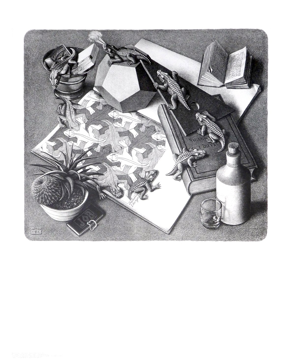 Titolo dell\'immagine : M.c. Escher - Reptilien  - (ESE-02)