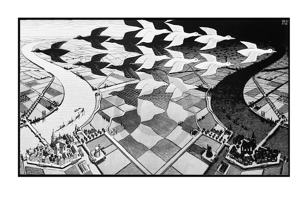 Tag und Nacht  - (ESE-07) a M.c. Escher