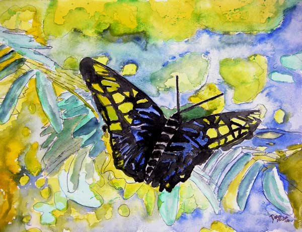Abstrakt Butterfly a Derek McCrea