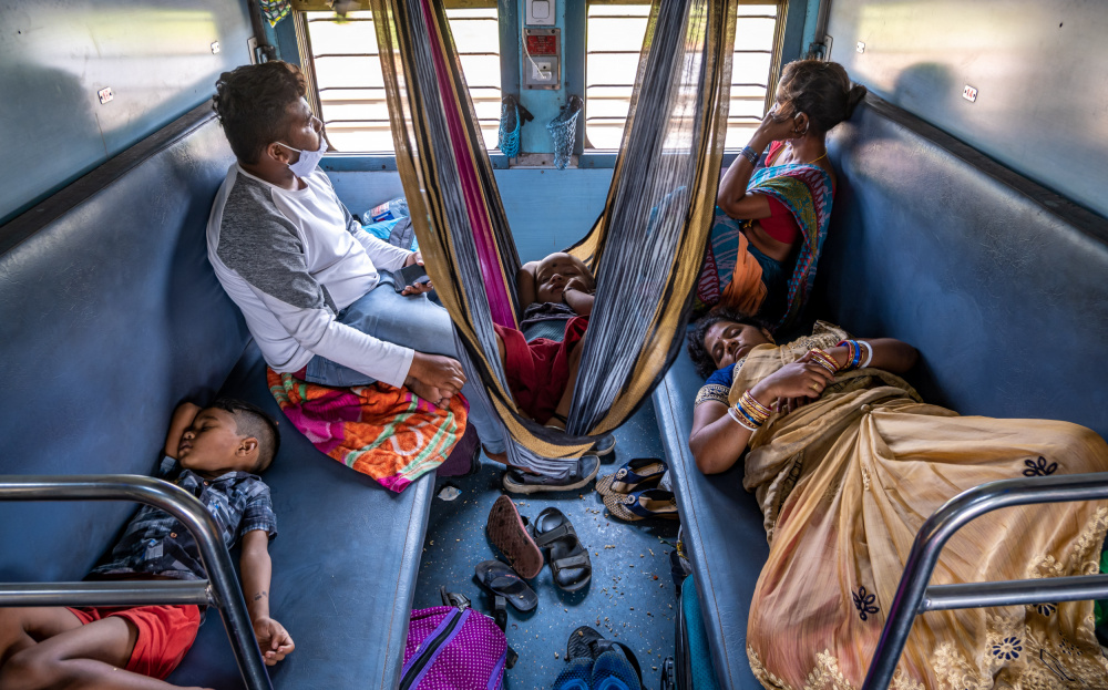 An Indian family travelling by train a Md Sabbir