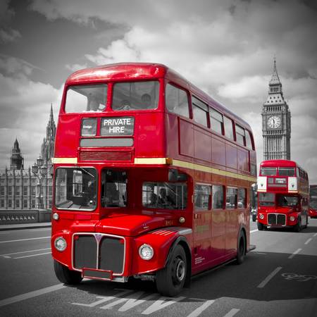 Autobus rossi a Londra