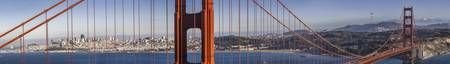 SAN FRANCISCO Golden Gate Bridge - Panorama estremo