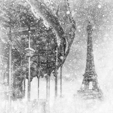 Tipica Parigi | magia invernale da favola alla Torre Eiffel