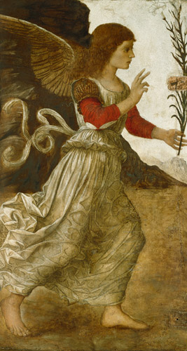 The Annunciating Angel Gabriel a Melozzo da Forli