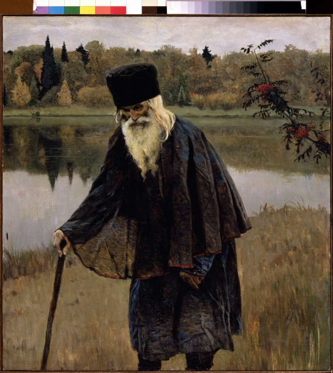 A hermit a Michail Wassiljew. Nesterow