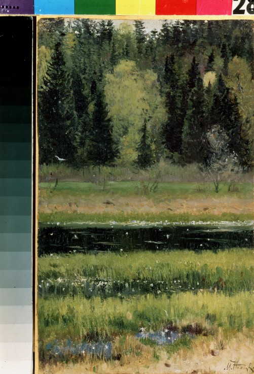 Landscape a Michail Wassiljew. Nesterow
