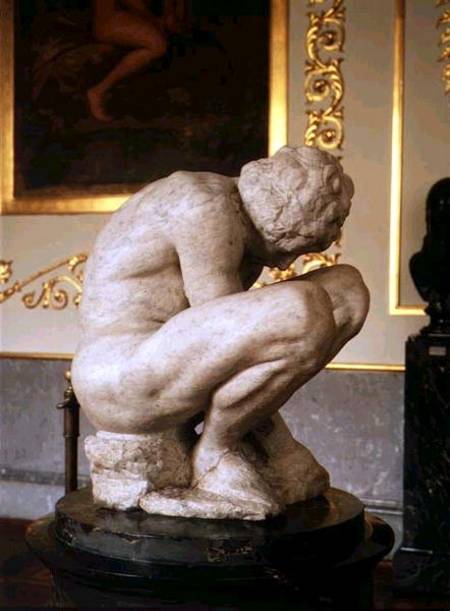 Crouching Boy a Michelangelo Buonarroti