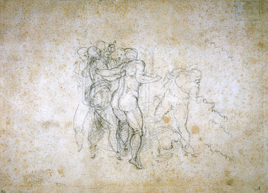 Study for the Last Judgement a Michelangelo Buonarroti