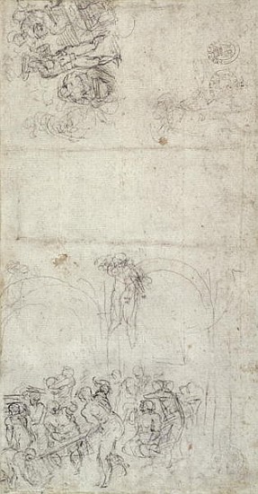 Study for The Last Judgment a Michelangelo Buonarroti