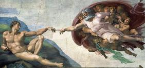 Creazione di Adamo - Michelangelo Buonarroti