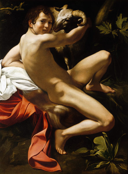Caravaggio, Johannes der Täufer a Michelangelo Caravaggio