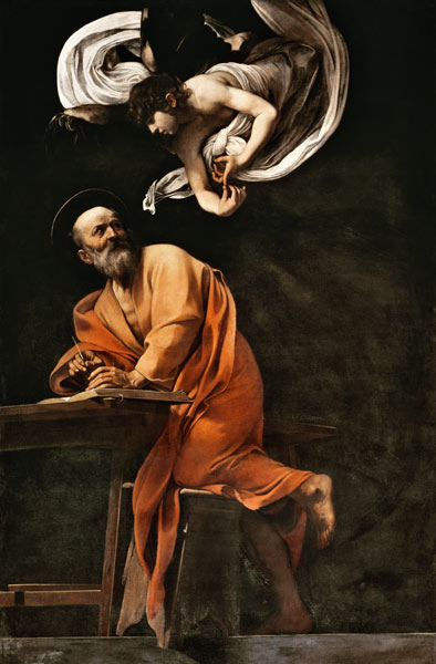 St. Matthew and the Angel a Michelangelo Caravaggio