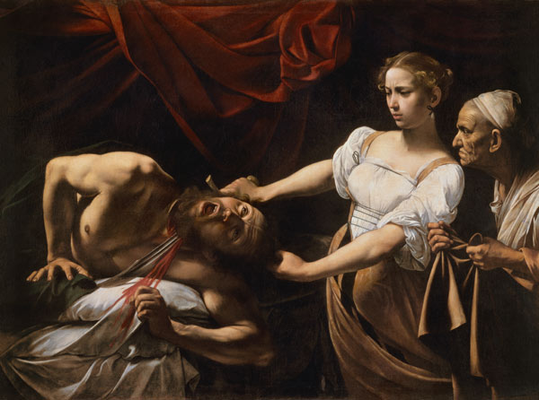 Judith and Holofernes a Michelangelo Caravaggio
