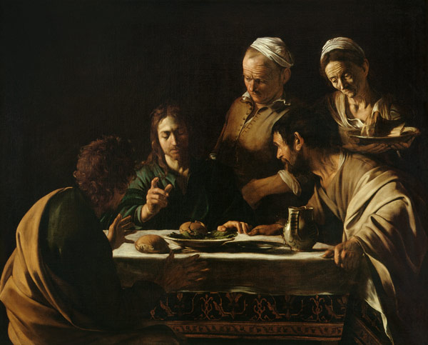 La cena in Emmaus a Michelangelo Caravaggio