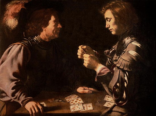 The Gamblers a Michelangelo Caravaggio