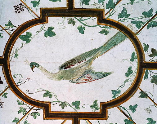Detail of the ceiling of the cellar, Villa Medicea di Careggi (photo) a Michelozzo  di Bartolommeo