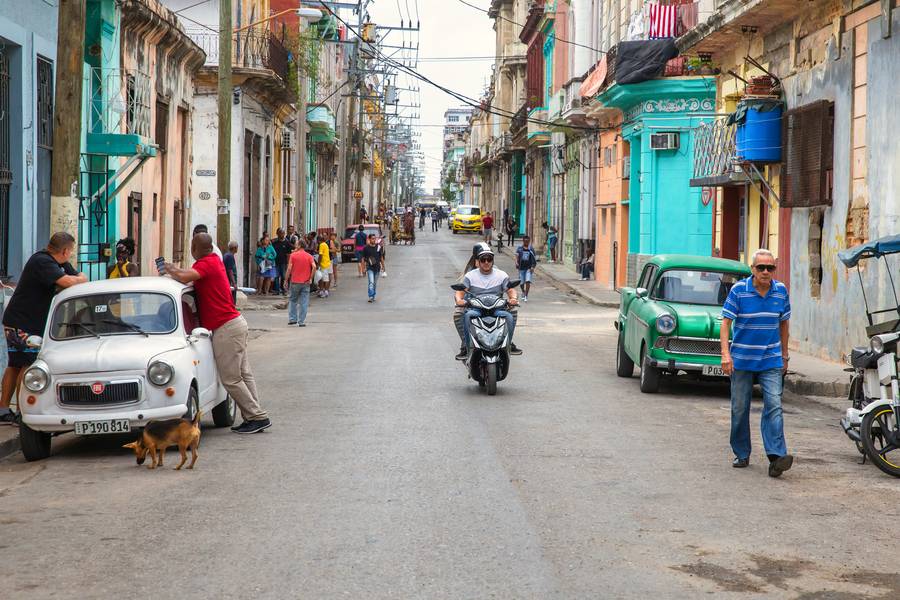 Old town Havana a Miro May