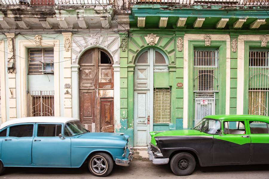 Oldtimer in Havanna, Kuba a Miro May