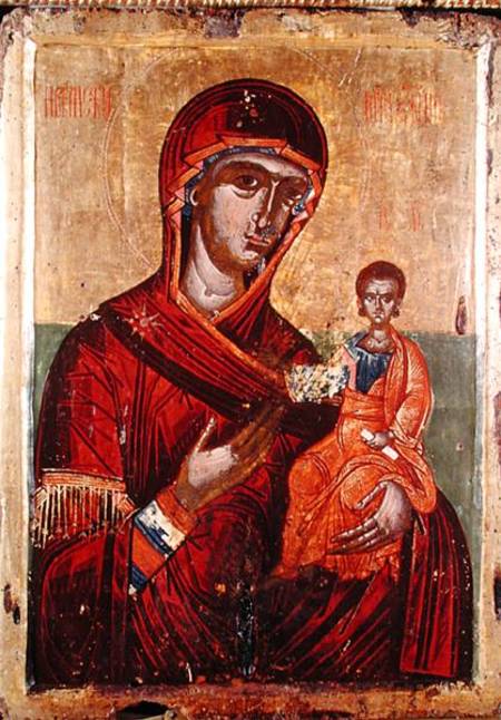 Iconostasis of Podvrh, Montenegro, Virgin and Child a Montenegran School