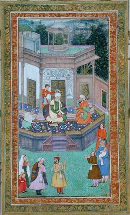 The Qazi, from the Small Clive Album a Mughal School