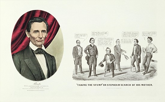 Hon. Abraham Lincoln, 16th President of the United States a N. Currier