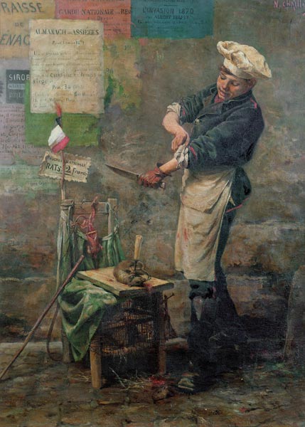 Rat Seller during the Siege of Paris a Narcisse Chaillou