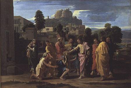 The Blind of Jericho, or Christ Healing the Blind a Nicolas Poussin