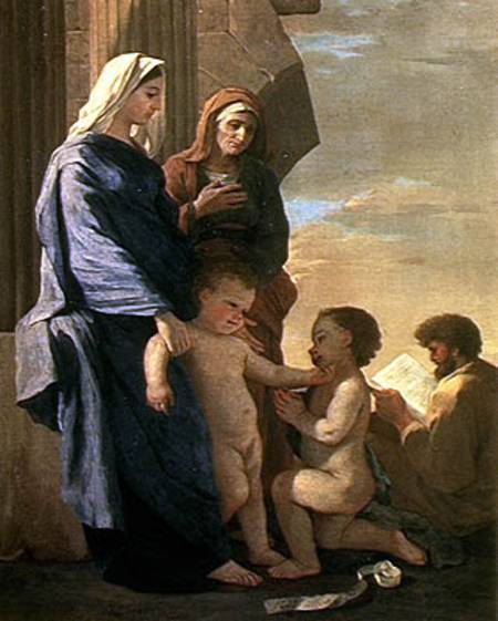 The Holy Family a Nicolas Poussin